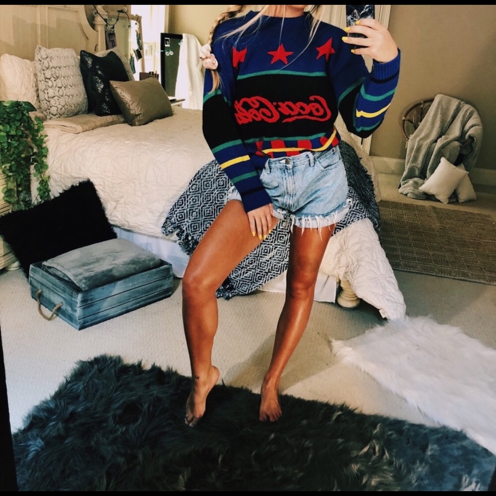 VINTAGE coco-cola sweatshirt!!